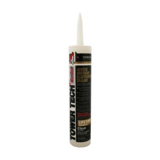 Tower Sealants Tower Tech²™ Acrylic Urethane Elastomeric Sealant, Clear, 10.1 fl. oz.