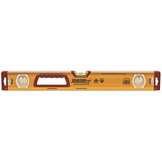 Johnson 1717-2400 Box Level, Block Vial, 3-Vial, Aluminum