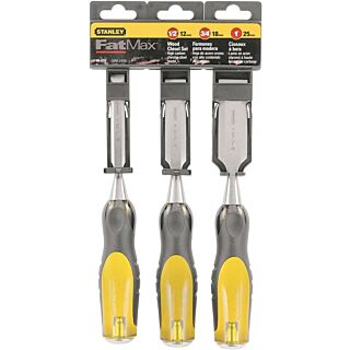 Stanley FatMax Thru-Tang 16-970 Chisel Set, Yellow, 3-Piece