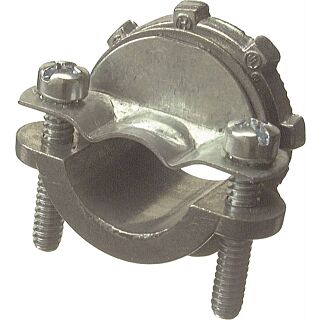 Halex 90510 Clamp Connector, 3/8 in, Zinc