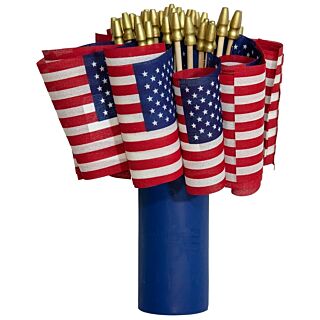 Valley Forge 4 in. x 6 in. USA Stick Flag