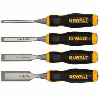 DeWALT 4 pc Wood Chisel Set, DWHT16063