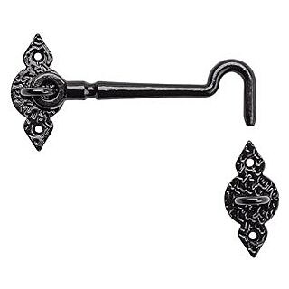 National Hardware N100-054 Spear Gate Hook, 1 Pack, Steel, Black