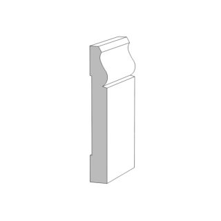 Metrie 9/16 in. x 5-1/4 in. x 16 ft. Neck Base, Primed Finger-Jointed Pine
