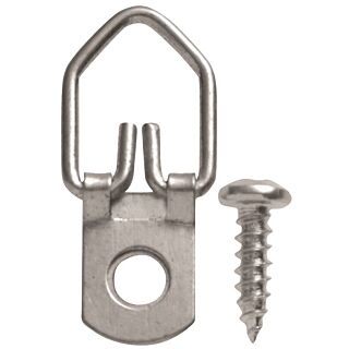 OOK 50206 Picture Hanger, 30 lb Weight Capacity, Steel, Zinc