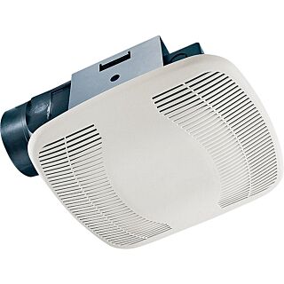 Air King BFQ90 Exhaust Fan, 90 cfm, White, 0.5 A