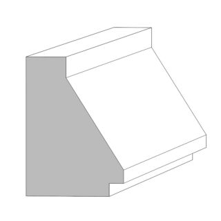 Metrie (M224) 3/4 in. x 1-1/16 in. x 16 ft. Contemporary Panel Moulding, Primed Finger-Jointed Poplar