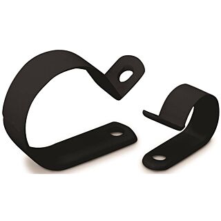 GB PPC-1525UVB Cable Clamp, 1/4 in Dia Max Bundle, Plastic, Black