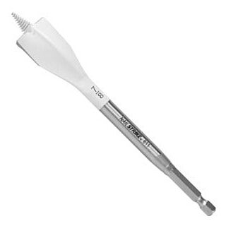 Bosch NS1011 Spade Bit, 3 in L Flute, Hex Shank, 1/4 in Dia Shank