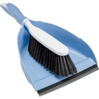 Simple Spaces YB88213L Hand Broom, Ergonomic Handle, Plastic/Rubber Handle, White