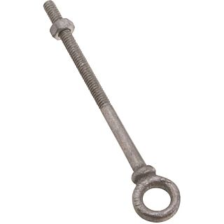 National Hardware N245-084 Eye Bolt, 1/4-20 Thread, 3-7/8 in L Thread, 1/2 in ID x 7/8 in OD Dia Eye