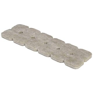 Shepherd Hardware 9815 Furniture Pad, 3/16 in Thick, Felt Cloth, Beige