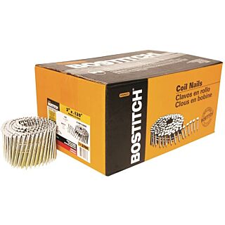 Bostitch Collated 3 in. x .120 15 Deg., Framing Nail, 2,700 Count
