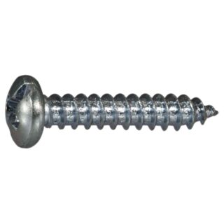 MIDWEST #6 x ¾ in. Zinc Plated Steel Combo Phillips Pan Head Sheet Metal Screws, 120 Count