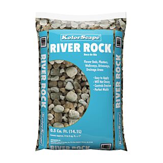 River Rock, 0.5 cu. ft. Bag