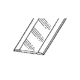 Randall Aluminum Seam Binder, 1-¼ in. x 3 ft., Satin Hammered Gold