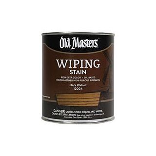 Old Masters, Wiping Stain, Dark Walnut, Quart