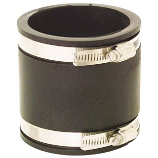 FERNCO P1056-33 Pipe Coupling, 3 in, 3.981 in L, Black