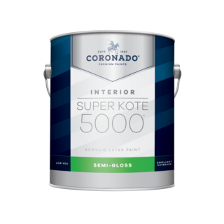 Coronado Super Kote 5000® Interior Paint, Semi-Gloss