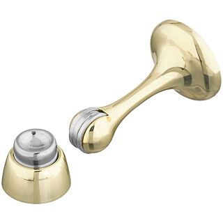 National Hardware N328-161 Door Stop, 3 in Projection, Zinc, Brass