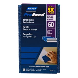 Norton ProSand Sanding Sponge, Small Area, 60 Grit
