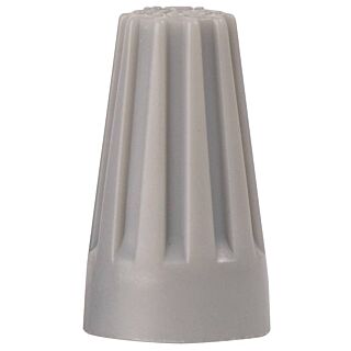 GB WireGard GB-1 Series 25-001 Wire Connector, 300 V, 22 to 16 AWG, Gray
