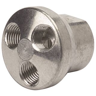 Tru-Flate 41-125 3-Way 3-in-1 Air Line Manifold, 1/4 in NPT