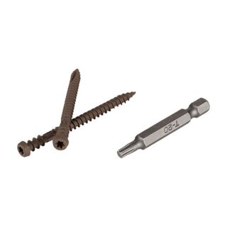 TOPLoc® for TimberTech®  Decking Screws, Walnut, 100 sq. ft.