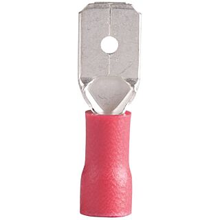 GB 20-141M Disconnect Terminal, 600 V, 22 to 16 AWG, Vinyl Insulation, Red