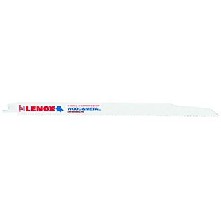 Lenox Reciprocating Saw Blade, 6 TPI, Bi-Metal, Bright