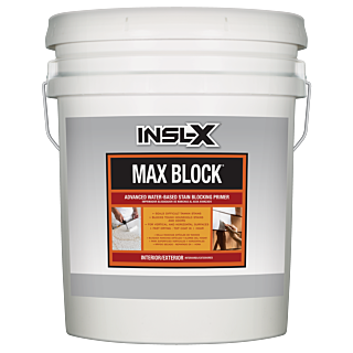 INSL-X Max Block Water-based Stain Blocking Primer, 5-Gallon, White