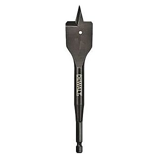 DeWALT DW1586 Spade Bit Drill Bit, 4-3/4 in L Flute, Hex Shank, 1/4 in Dia Shank