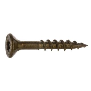 MIDWEST #9 x 1¼ in. Tan XL1500 Coated Steel Star Drive Bugle Head Deck Screws, 100 Count