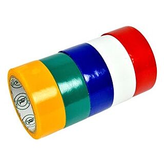  GB GTPR-575 Electrical Tape, 12 ft L, 7 mil Thick, Assorted Colors