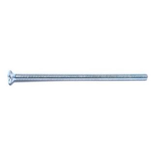 MIDWEST #6-32 x 3 in. Zinc Plated Steel Coarse Thread Phillips Flat Head Machine Screws, 40 Count