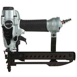 HITACHI N3804AB3 Stapler, 1/4 in Air Inlet, 125 Magazine, Narrow Crown Staple, 1/4 in W Crown, Aluminum