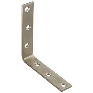 National Hardware 115BC Series N220-152 Corner Brace, 0.16 in, Steel, Zinc