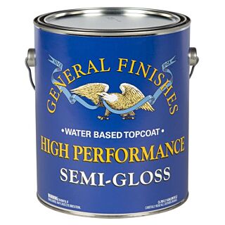 General Finishes®, Water-Based High Performance Polyurethane, Semi-Gloss, Gallon