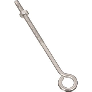 National Hardware N221-143 Eye Bolt, 1/4-20 Thread, 3 in L Thread, 0.56 in ID Dia Eye, Steel, Zinc