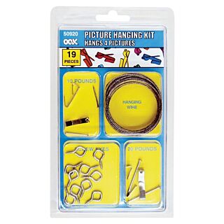 OOK 50920 Picture Hanging Kit, 10 to 30 lb Weight Capacity