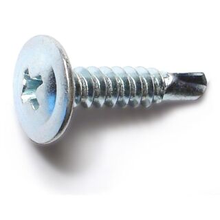 MIDWEST #8-18 x ¾ in. Zinc Plated Steel Modified Phillips Truss Head Self-Drilling Screws, 90 Count
