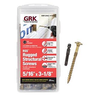 GRK 5/16 in. x 3-1/8 in. RSS™ Rugged Structural Screw Handy-Pack, 25 Count