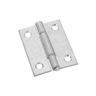 National Hardware N146-159 Narrow Hinge, 10 lb Weight Capacity, Steel, Zinc