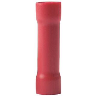 GB 20-121 Fully Insulated Butt Splice, 22 to 18 AWG, Vinyl, Red