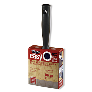 Corona Easy-O 4 in. Stain Brush, White China Bristle