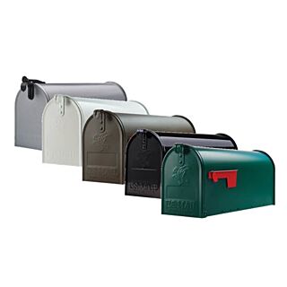 Gibraltar Standard Post Mount Steel Mailbox