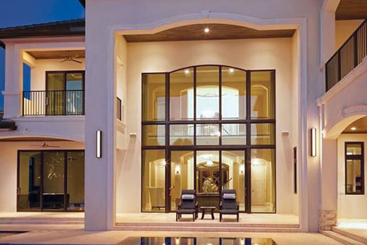 Coastline multislidedoor polygon window direct glaze window stonegate