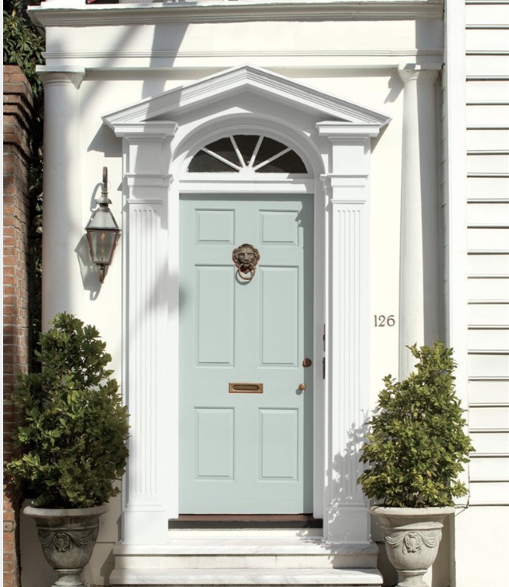 Benjamin Moore Smoke front door