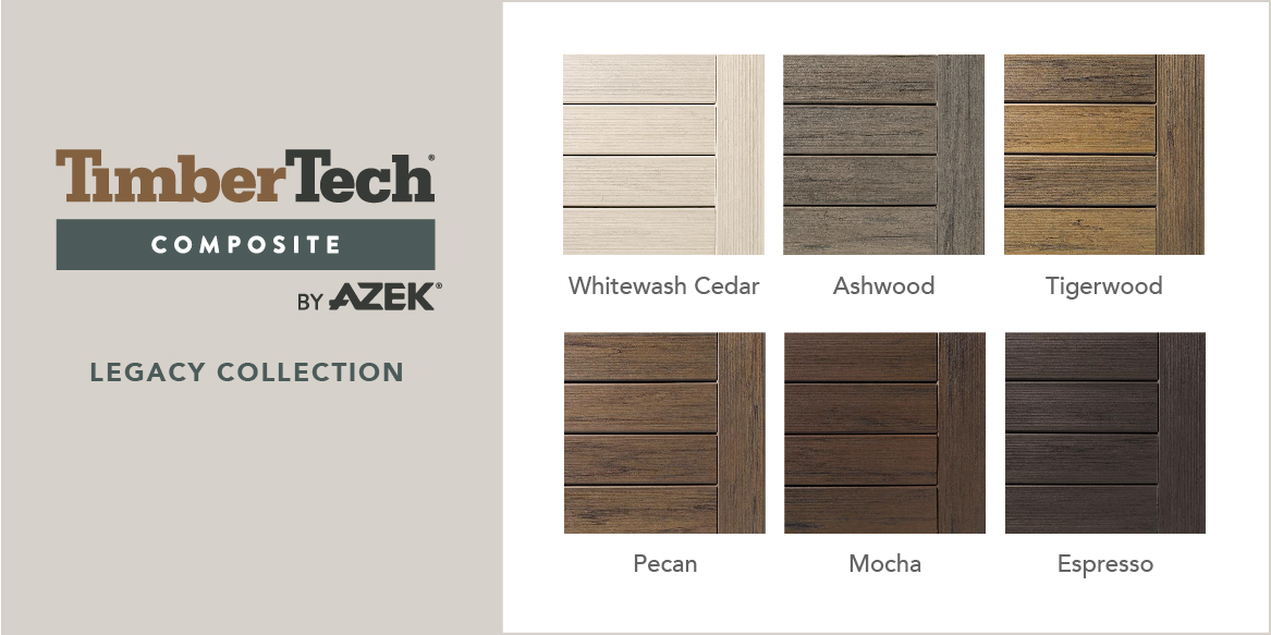 TimberTech Legacy Collection Color Chart