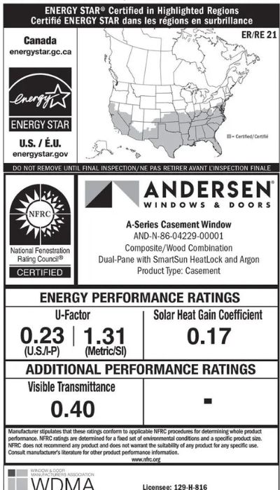 Andersen_NFRC_Label